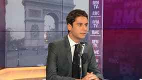 Gabriel Attal, sur le plateau de BFMTV le 16 décembre 2020.