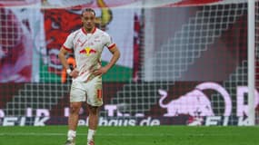 Xavi Simons lors de Leipzig-Mayence (1-2, Bundesliga), le 1er mars 2025