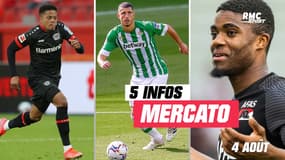 Boadu, Guido, Bailey... Les 5 infos mercato du 4 août à la mi-journée 