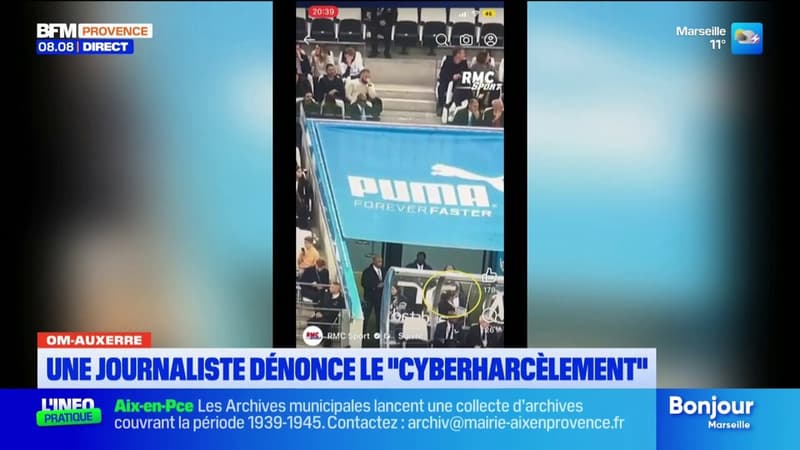 OM-Auxerre: heurtée par un projectile, une journaliste dénonce du cyberharcèlement