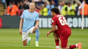 Erling Haaland et Trent Alexander-Arnold en 2022.