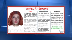 Le corps de la jeune femme a été découvert le 15 décembre dans un bois.