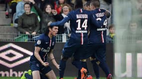 La joie d'Edinson Cavani
