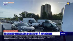 Marseille: retour des embouteillages ce lundi matin 