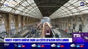 Grève SNCF dans les Alpes-Maritimes: la CGT Cheminots prévoit un service "au plus bas" lundi