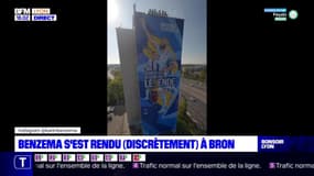 Benzema s'est rendu (discrètement) à Bron