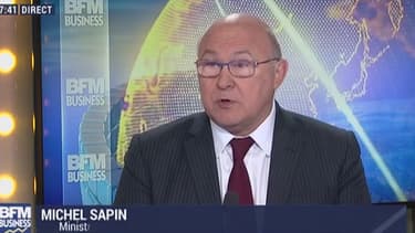 Michel Sapin était l'invité de BFM Business.