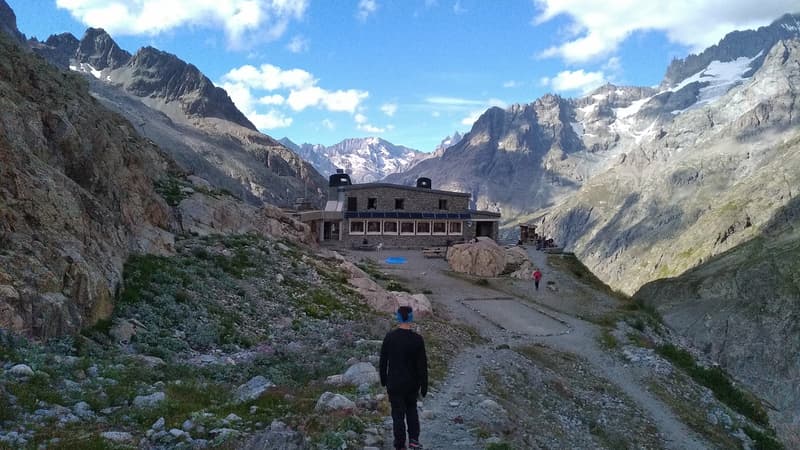 Le refuge de la Pilatte, dans l'Isère.