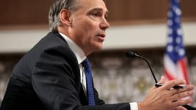 Kelly Ortberg, directeur général de Boeing, le 2 avril 2025 à Washington