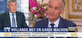 Interview du 14-Juillet de François Hollande: "Le chef de l'État a une fois de plus pris la parole pour ne rien dire", Henri Guaino