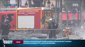 "Gilets jaunes" sur les Champs-Elysées: "On a peur que ça recommence à la rentrée" confie une habitante