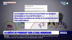 Normandie: le mouvement de grève se poursuit sur les lignes de train