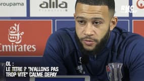 OL : Le titre ? "N'allons pas trop vite" calme Depay 
