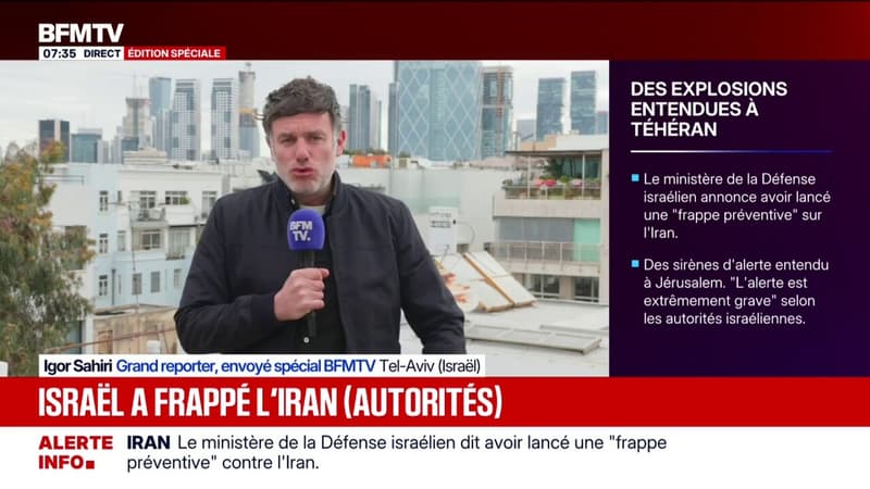 Les sirènes d'alerte ont retenti à Jérusalem après une "frappe préventive" israélienne sur l'Iran