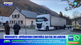 Alpes-de-Haute-Provence: une opération de contrôle au col de Larche contre l'immigration irrégulière