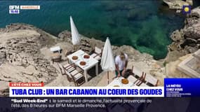 L'été chez vous: découverte du "Tuba club", un bar cabanon au cœur des Goudes à Marseille