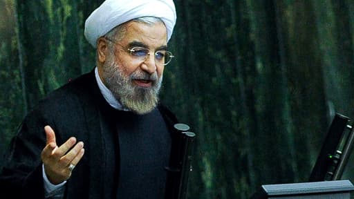 Le président Hassan Rohani, ici au parlement de Téhéran le 10 novembre, est mieux disposé que son prédécessur.