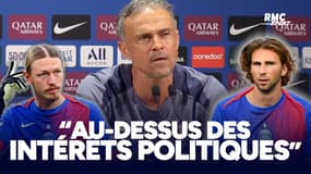 PSG : “Le sport et les joueurs sont au-dessus des intérêts politiques”, répond Luis Enrique sur la relation Safonov/Zabarnyi