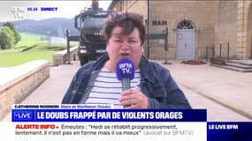 Orages dans le Doubs: "Il y a eu un grand élan de solidarité", affirme la maire de Montlebon 