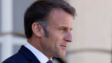 Emmanuel Macron au palais de l'Élysée ce mardi 29 avril.