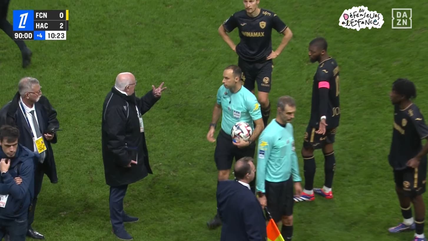 Le match Nantes-Le Havre est interrompu, le 24 novembre 2024. Le match Nantes-Le Havre est interrompu, le 24 novembre 2024.