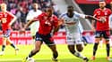 Ligue 1, 30e journée - Lille-Strasbourg - Bafodé Diakité et Habib Diarra, le 21 avril 2024