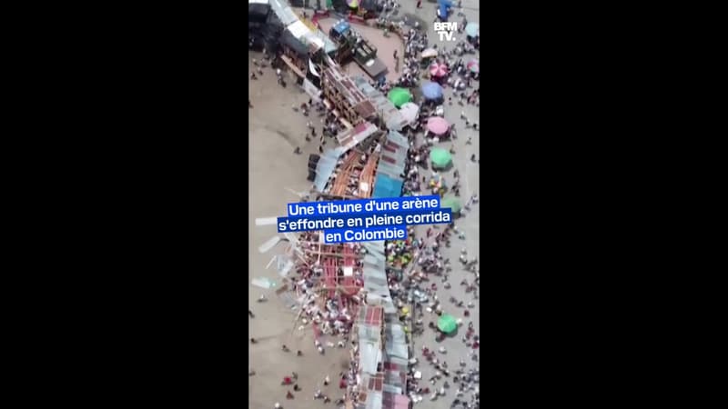 Colombie: une tribune d'une arène s'effondre en pleine corrida et fait au moins 4 morts