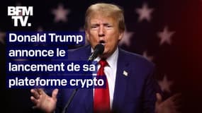  Donald Trump annonce le lancement de sa propre plateforme crypto 