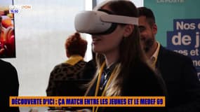 Découverte d'ici : ça match entre les jeunes et le MEDEF 69