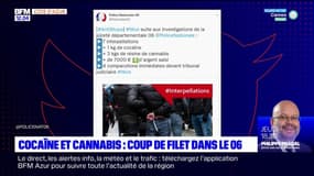 Alpes-Maritimes: plusieurs kilos de cannabis et de cocaïne saisis par la police nationale
