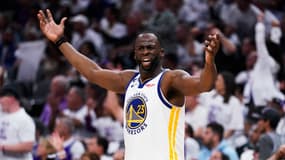 Draymond Green face aux Kings de Sacramento, le 15 avril 2023.