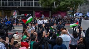 Une manifestation pro-Palestine à New York, le 8 octobre 2023 