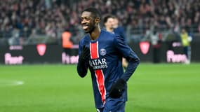 Ousmane Dembélé lors de Brest-PSG, le 1er février 2025.