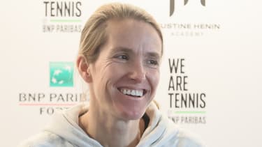 Justine Henin lors de l'événement BNP Paribas Jeunes Talents, en novembre 2022