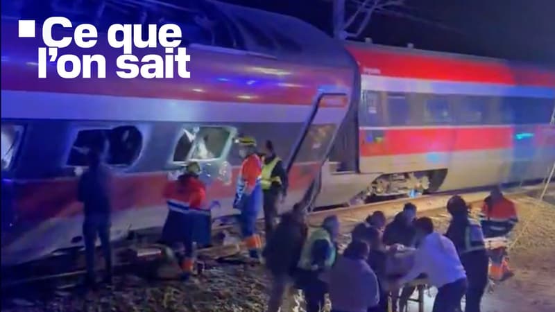Déraillement, "choc terrible", voies rénovées… Ce que l'on sait de l'accident ferroviaire qui a fait au moins 39 morts en Espagne