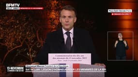 13-Novembre: "La France a tenu", affirme Emmanuel Macron