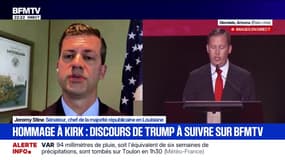 Hommage à Charlie Kirk: "La mort de Charlie Kirk est une immense perte pour beaucoup d'Américains", indique Jeremy Stine, chef de la majorité républicaine en Louisiane