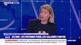Réforme des retraites: Astrid Panosyan-Bouvet (ministre chargée du Travail) se dit "favorable" à l'aménagement des carrières pénibles