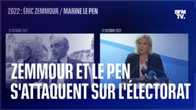 Trop "populaire" ou "bourgeois" ? Comment Éric Zemmour et Marine Le Pen s’attaquent sur leur stratégie électorale