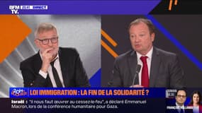 Projet de loi immigration: "C'est le grand n'importe quoi", juge Stéphane Peu (député PCF de Seine-Saint-Denis)