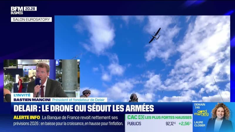 Bastien Mancini (Delair) : Delair, le drone qui séduit les armées - 16/06