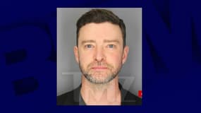 Le "mugshot" de Justin Timberlake, dévoilé par TMZ le mardi 18 juin 2024