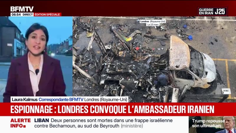 Espionnage, incendie...Londres convoque l'ambassadeur d'Iran en raison des "actions déstabilisatrices" de son pays