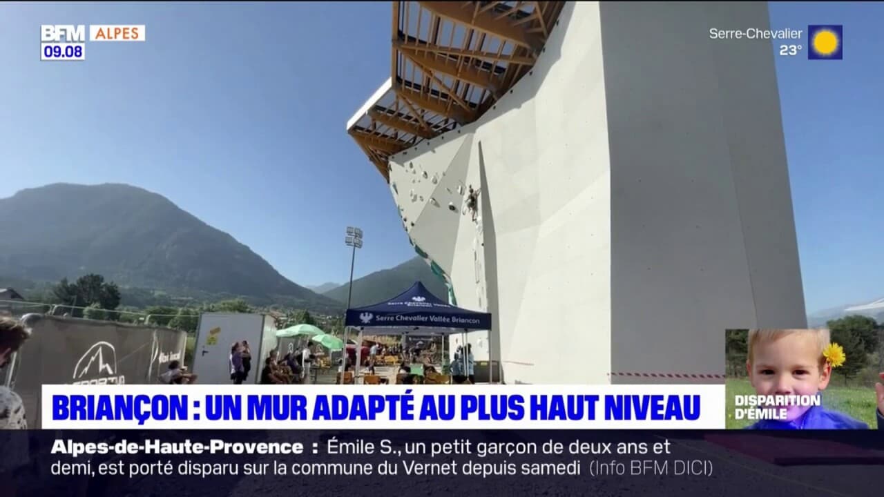 Hautes-Alpes : Briançon, fière de son nouveau mur d'escalade