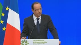 François Hollande, lors de la conférence environnementale le 14 septembre 2012