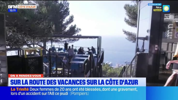 On a rendez-vous sur l'aire d'autoroute de la Riviera Française