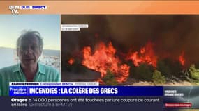Incendie en Grèce: les habitants en colère contre le gouvernement 