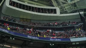 Les supporters de Monaco à Bernabeu lors de la défaite contre le Real Madrid (6-1, Ligue des champions), le 20 janvier 2026 