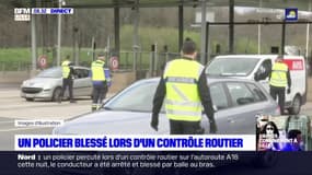 Un policier percuté sur l'autoroute A16 près de la frontière franco-belge