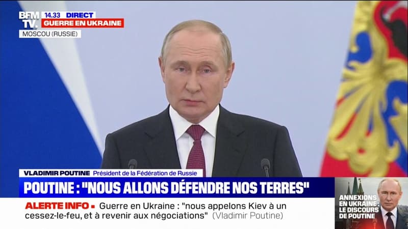 Vladimir Poutine accuse l'Occident 